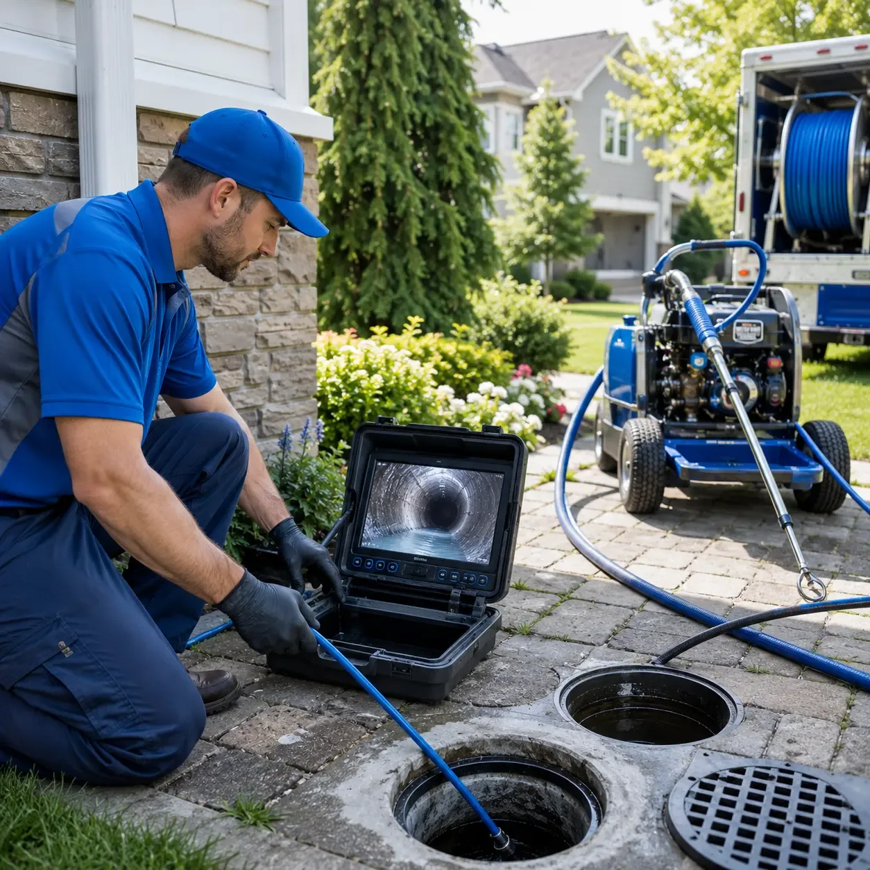 Outdoor drain cleaning professionals serving Winterport, ME